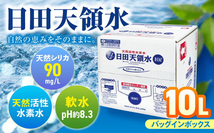 日田天領水 10L×1箱 天然水 [AREG014] ウォーター 飲料水 天然水 ミネラルウォーター