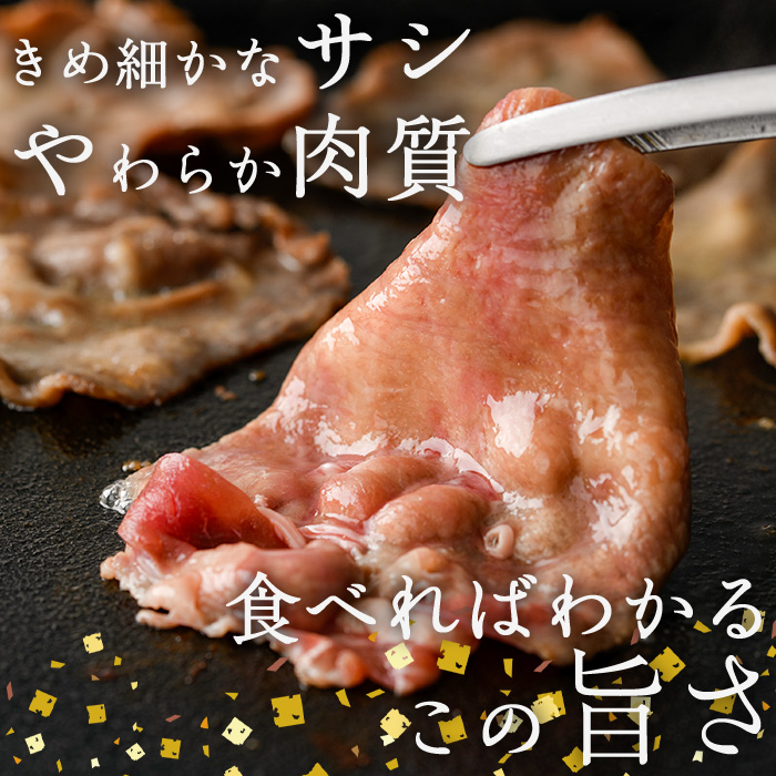 ＜定期便・全6回 (2か月ごとの発送)＞薄切り 塩味 牛タン (総量3.6kg) 定期便 小分け 牛肉 肉 タン 牛たん 味付け 焼肉 塩 BBQ 冷凍 大分県 佐伯市【DH319】【ネクサ】