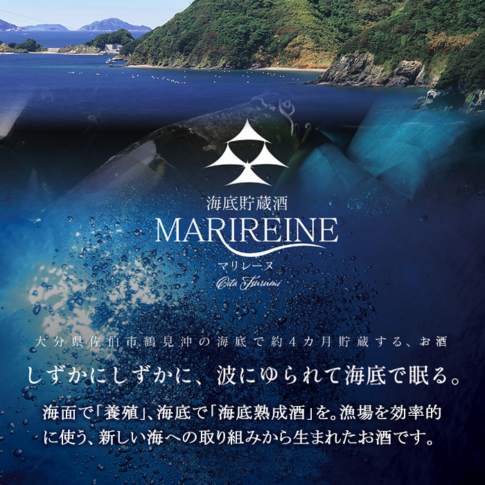 海底貯蔵ワイン 白 MARIREINE オーベルマチュ パルーザ ヴィオニエ2021(750ml・1本)フランスワイン ワイン 白ワイン 酒 パーティー マリレーヌ 海底酒 熟成 大分県 佐伯市【FP023】【フルタ酒店】