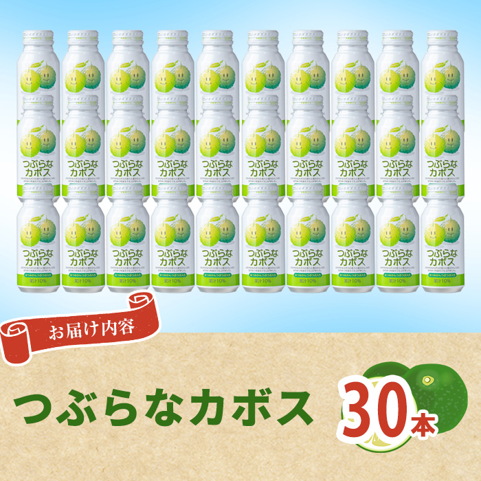 つぶらなかぼす(30本) かぼす ドリンク ジュース 夏みかん はちみつ 大分県産 特産品 大分県 佐伯市 防災 常温 常温保存【DT13】【全国農業協同組合連合会大分県本部】