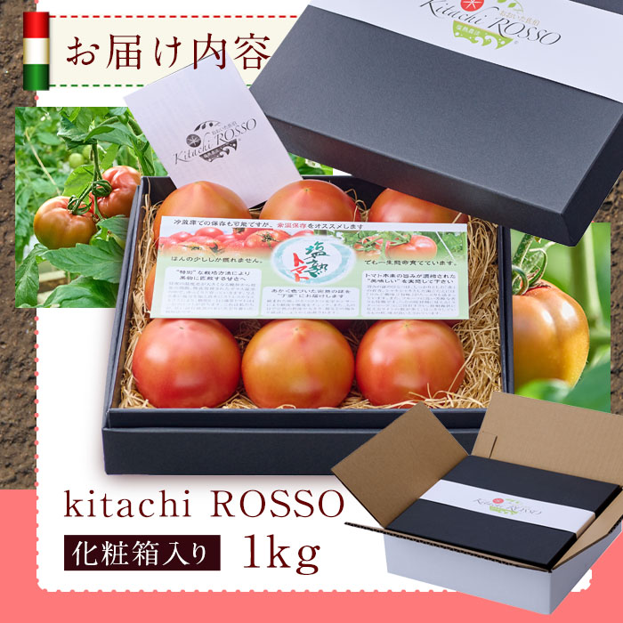 ＜先行予約受付中！2026年4月より順次発送予定＞塩熟トマト KitachiRosso (計1kg) 糖度10度以上 塩トマト 塩とまと とまと トマト 野菜 大分県 佐伯市 九州産 国産 お取り寄せ 大分県 佐伯市【AK7d】【げんきファーム】