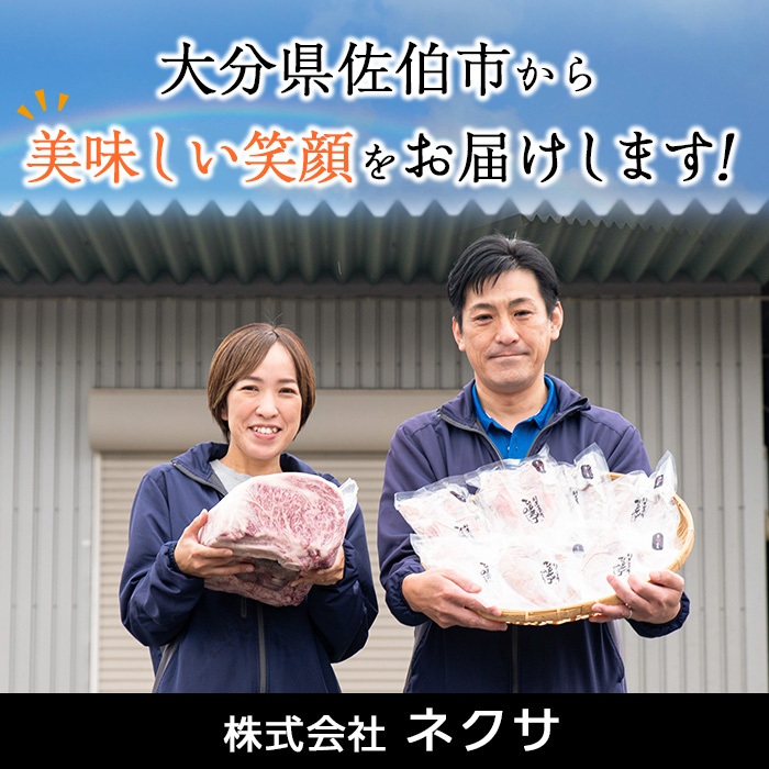 おおいた和牛A4ランク以上！赤身焼肉セット(合計800g・3種) 国産 牛肉 肉 霜降り 低温熟成 A4 和牛 ブランド牛 BBQ 冷凍 大分県 佐伯市【DH234】【(株)ネクサ】