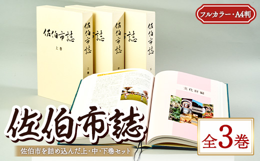 佐伯市誌 上・中・下巻 (全3巻)【佐伯市教育委員会社会教育課】【HR01】