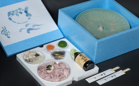 最高級国産トラフグ使用！トラフグ刺しふぐ鍋セット（5人前）［冷蔵］ほり川母家