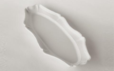 〔臼杵焼〕輪花オーバル長皿【1枚】(BI0102)