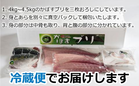 【年内・年末年始発送可】 こんなブリ食べたことない！？「うすき産かぼすブリ」（1本）