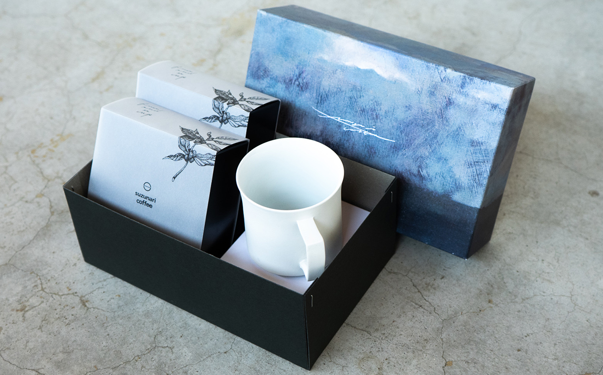 スペシャルティーコーヒー専門店 suzunari coffeeオリジナルカップ&コーヒーセット