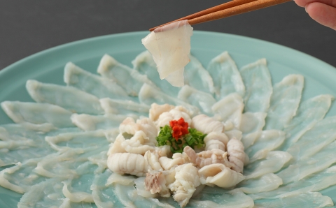 【年内・年末年始発送可】頑固親父のこだわりトラフグ刺しふぐ鍋セット・ふぐ寿司付き（6人前）［冷蔵］ふぐ料理・鮨　光