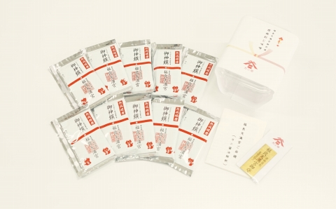 コロナ退散！疫病お祓い味噌（１０食分）とお守りセット