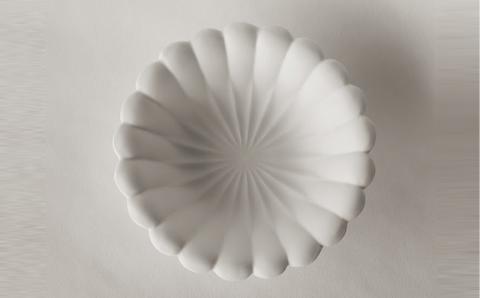 〔臼杵焼〕輪花サラダボウルＬ