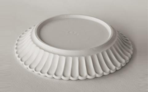 〔臼杵焼〕輪花デザート皿（大）2枚セット