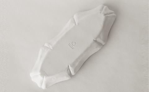 〔臼杵焼〕輪花オーバル長皿【1枚】(BI0102)