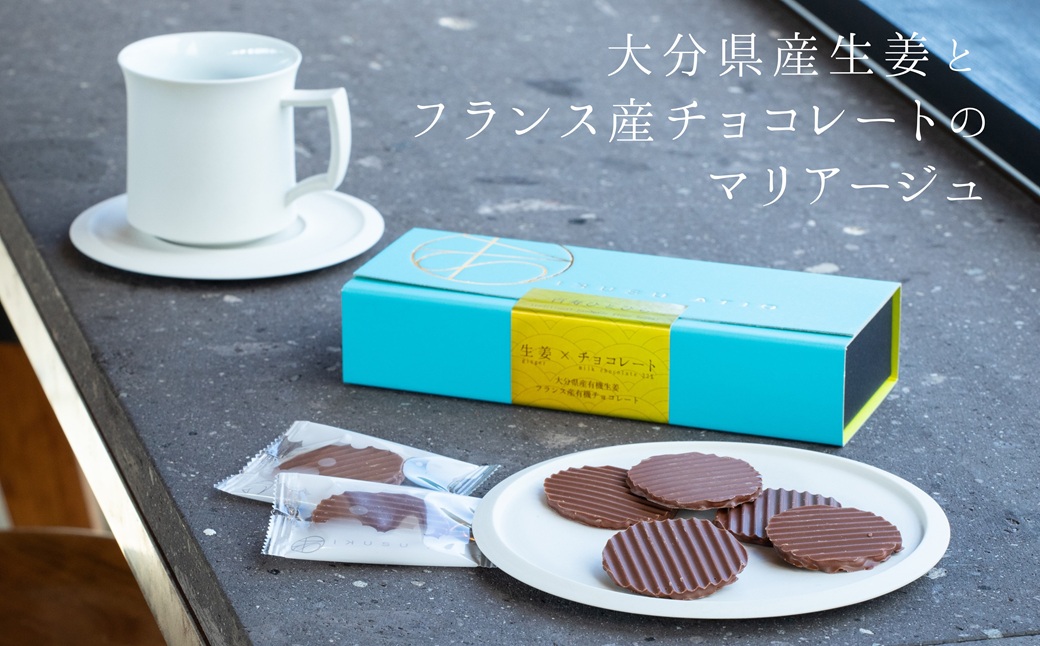 百寿ひとひら　ミニ臼杵せんべい（生姜×チョコレート）計24枚