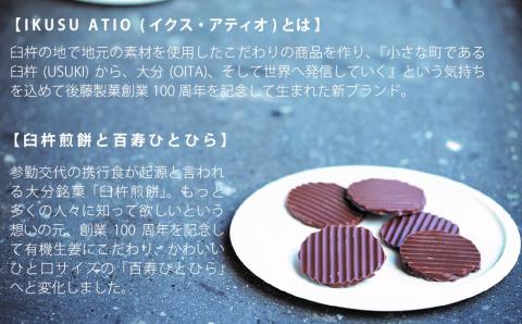 百寿ひとひら　ミニ臼杵せんべい（生姜×チョコレート）計24枚