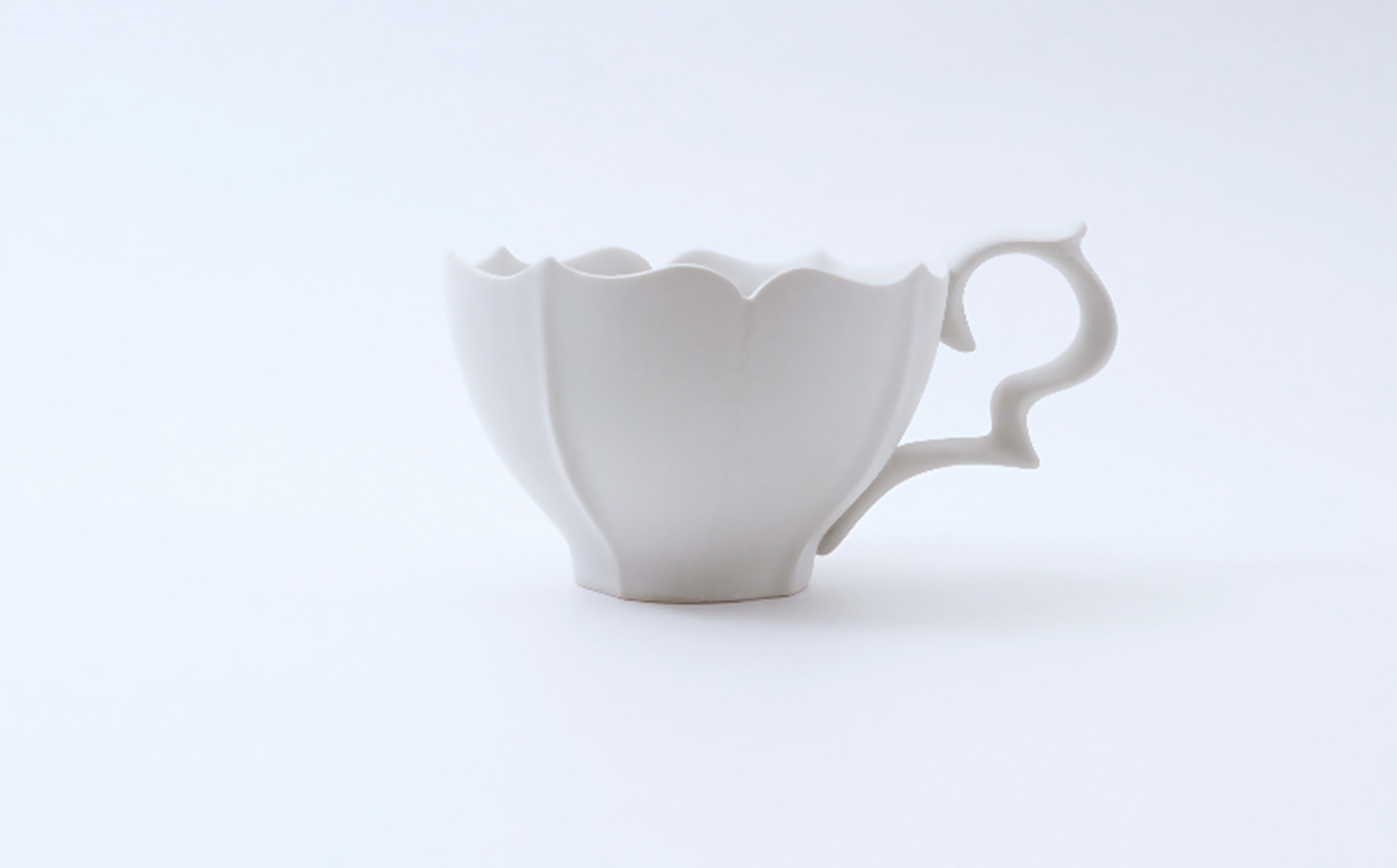 〔臼杵焼〕稜花ティーカップ＆ソーサー【1客】