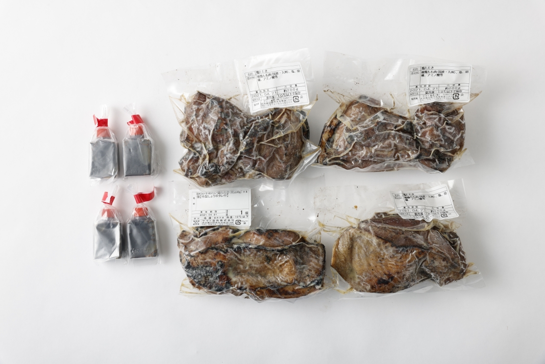 一度食べたら、ヤ・ミ・ツ・キ♪味わい鶏たたき（計800g）特製しょうゆタレ付