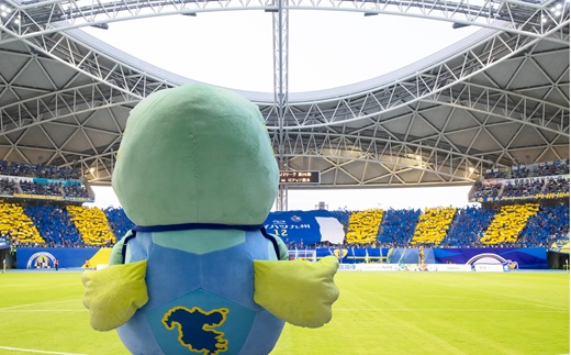 【大分トリニータ】公式マスコットぬいぐるみ　“圧倒的”ニータン（80㎝）