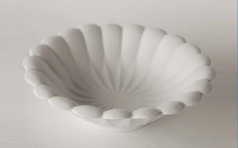 〔臼杵焼〕輪花サラダボウルＬ