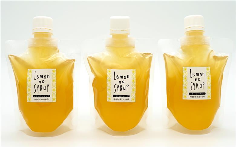 臼杵産のレモンを使用したシロップ（計600g）
