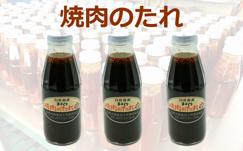 【四季菜彩】うま味たっぷり万能調味料　手づくり　焼肉のたれ（3本）