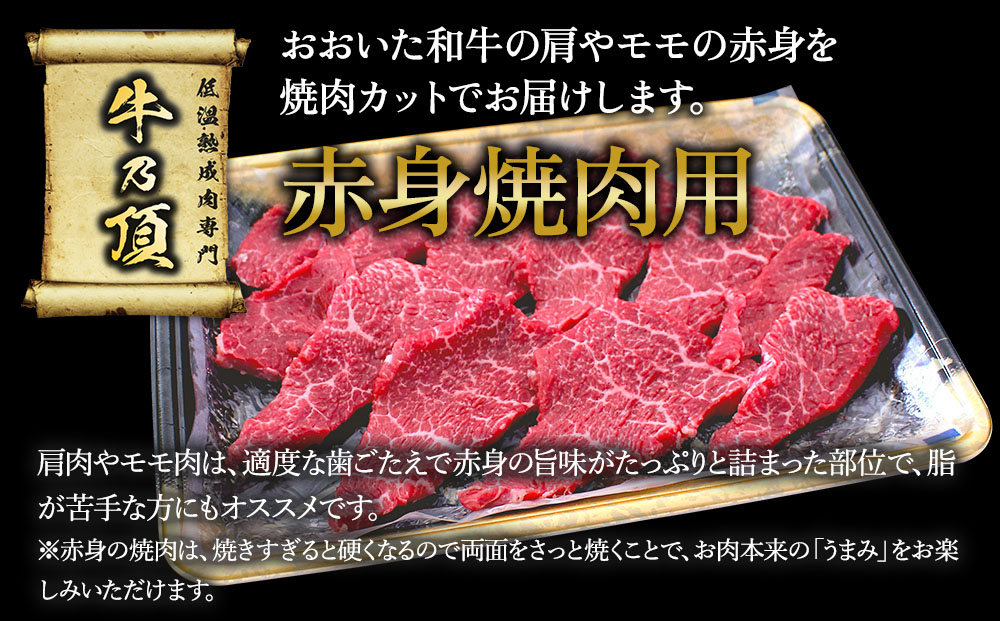 【おおいた和牛】 赤身焼肉セット3種 (特選赤身250g  赤身300g 赤身カルビ250g) | 牛肉 黒毛和牛 大分県 九州 津久見市 国産