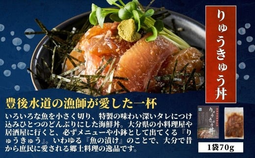 海鮮丼 / 漬け丼 豊後水道の海鮮丼（漬け丼）5種食べ比べ海鮮丼セット＜りゅうきゅう丼/活きぶり丼/活きたい丼/津さば丼/津あじ丼＞各1食ずつ | 海鮮丼 漬け丼 漬丼 丼 かいせんどん づけどん 海鮮 漬け カイセン ヅケどん 大分郷土料理 魚 冷凍 クール便 加工品 惣菜 刺身 詰め合わせ 九州 大分県 津久見市