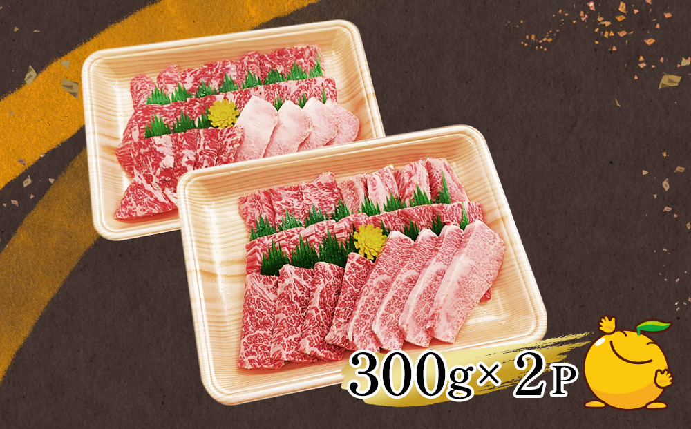 おおいた和牛 焼肉用 300g×2P(合計600g） 牛肉 黒毛和牛 バラ肉 和牛 豊後牛 国産牛 赤身肉 焼き肉 焼肉 大分県産 九州産 津久見市 国産
