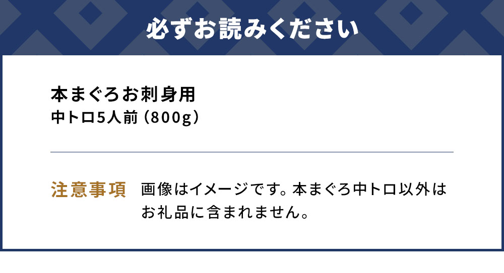 【本まぐろ】 お刺身用 中トロ5人前(800g) | マグロ 冷凍 大分県 九州 津久見市