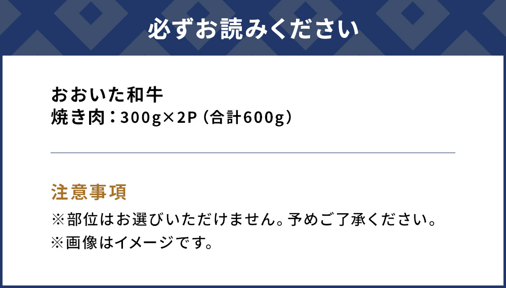 おおいた和牛 焼肉用 300g×2P(合計600g） 牛肉 黒毛和牛 バラ肉 和牛 豊後牛 国産牛 赤身肉 焼き肉 焼肉 大分県産 九州産 津久見市 国産