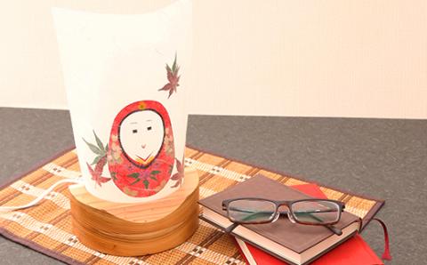 花あかり「姫だるま」 ランプシェード 伝統工芸品