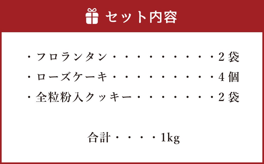 karin 焼き菓子詰め合わせ 合計1kg フロランタン ローズケーキ クッキー