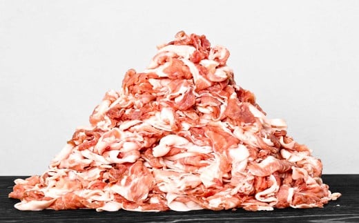 大分県産 ブランド豚 「米の恵み」 こま切れ 計約3kg（約500g×6袋） 真空パック