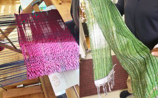 竹田を満喫！さをり織り（ストール） 体験チケット 1名様分