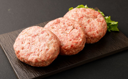 【3カ月定期便】【黒毛和牛】おおいた和牛ハンバーグ 計約1.02kg（約170g×6個）×3回 計約3.06kg