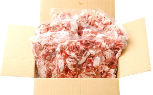 大分県産 ブランド豚 「米の恵み」 こま切れ 計約3kg（約500g×6袋） 真空パック