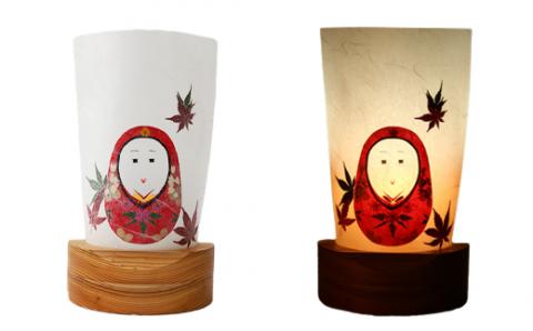 花あかり「姫だるま」 ランプシェード 伝統工芸品