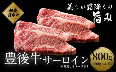 数量限定 大分県竹田市産おおいた和牛 サーロイン 【200g×4枚】