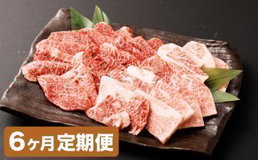 【6カ月定期便】【黒毛和牛】 おおいた和牛/カルビ＆赤身 焼肉食べ比べセット（各約150g×2P）×6回 計約3.6kg