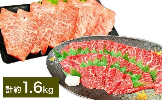 【赤身 VS ミスジ 食べ比べ！】 おおいた和牛 赤身焼肉 ・ ミスジ焼肉 各約800g（約400g×2） 計約1.6kg