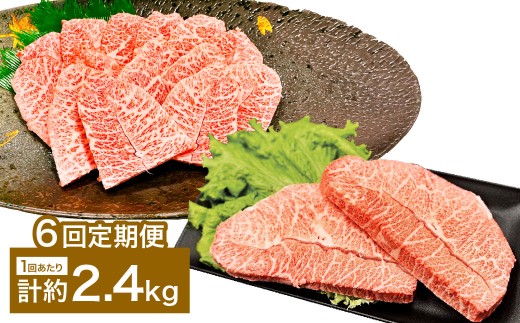 【6カ月定期便】 【ミスジたっぷり食べ比べ！】 おおいた和牛 ミスジ焼肉 ・ ミスジステーキ 約2.4kg×6回 計約14.4kg