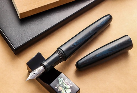 夢万年筆 誠エボナイト 細字 （F）