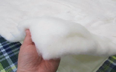 綿わた100％の手作り肌布団