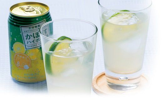 かぼすハイボール(340ml缶×24本入) お酒 ハイボール  かぼす 果実酒 大分県産 カボス 本格 辛口 果汁 アルコール 酒 チューハイ 缶
