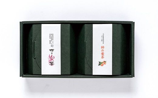 明日楽茶と柿の葉詰合せ