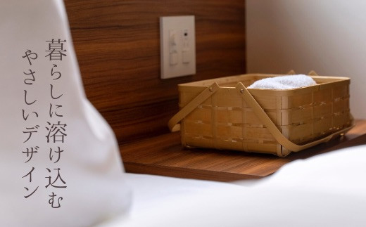 大分の竹でつくった竹かご・角物（蓋なし）