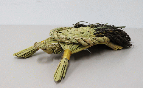 田染荘小崎のわら細工「亀」
