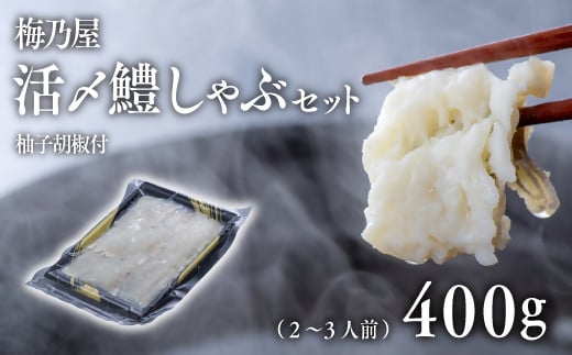 活〆鱧しゃぶしゃぶセット400ｇ（2～3人前）