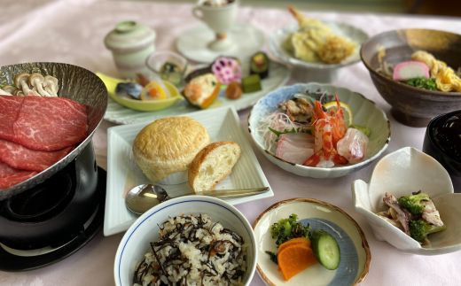 真玉温泉山翠荘・スパランド真玉ペア宿泊券(一泊二食付)C 旅行 食事付き 宿泊 ペア ペアチケット 【スピード発送】