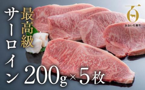 黒毛和牛 A5 A4 ステーキ サーロイン (200g×5枚) おおいた和牛 九州産 ブランド牛 サーロインステーキ 高級ブランド 国産 牛肉 牛