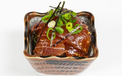 【日付指定可】【豊後ぐるめ倶楽部】メバチマグロのりゅうきゅう 80g×5食＜105-015_5＞